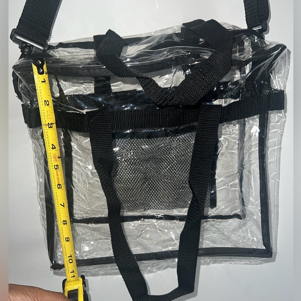 Clear Crossbody Messenger Bag Purse Concert Festival Stadium  *NEW* - Picture 9 of 9